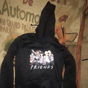 My Hero Academia Friends Hoodie Sweatshirt Sz Adult M Anime
